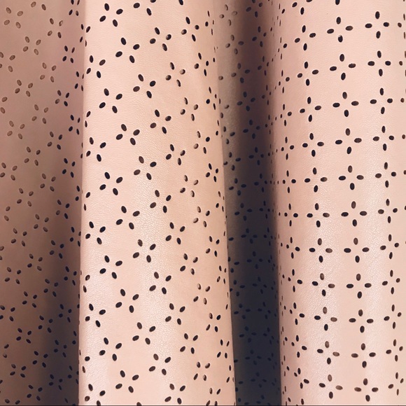 Anthro Sunday In Brooklyn Vegan Eyelet Blush Skirt - Picture 4 of 6